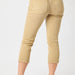 Mid Rise dyed Khaki Capri - Plus Size Judy Blue - The Bronze Butterfly