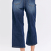 Mid - Rise Tummy Control Wide Leg Cropped Jeans by Judy Blue Plus Size - The Bronze Butterfly