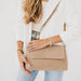 Miranda Faux Suede Flap Crossbody Bag - The Bronze Butterfly