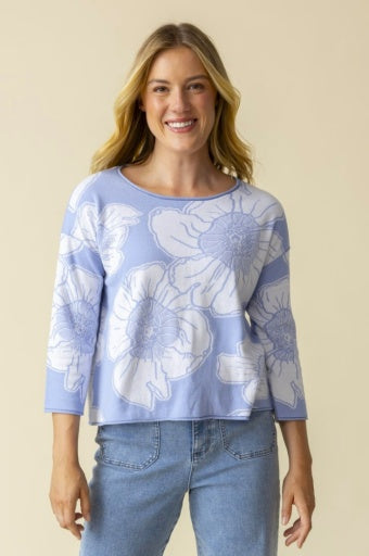 IN BLOOM BLOOM FLORAL JQRD PULLOVER by habitat