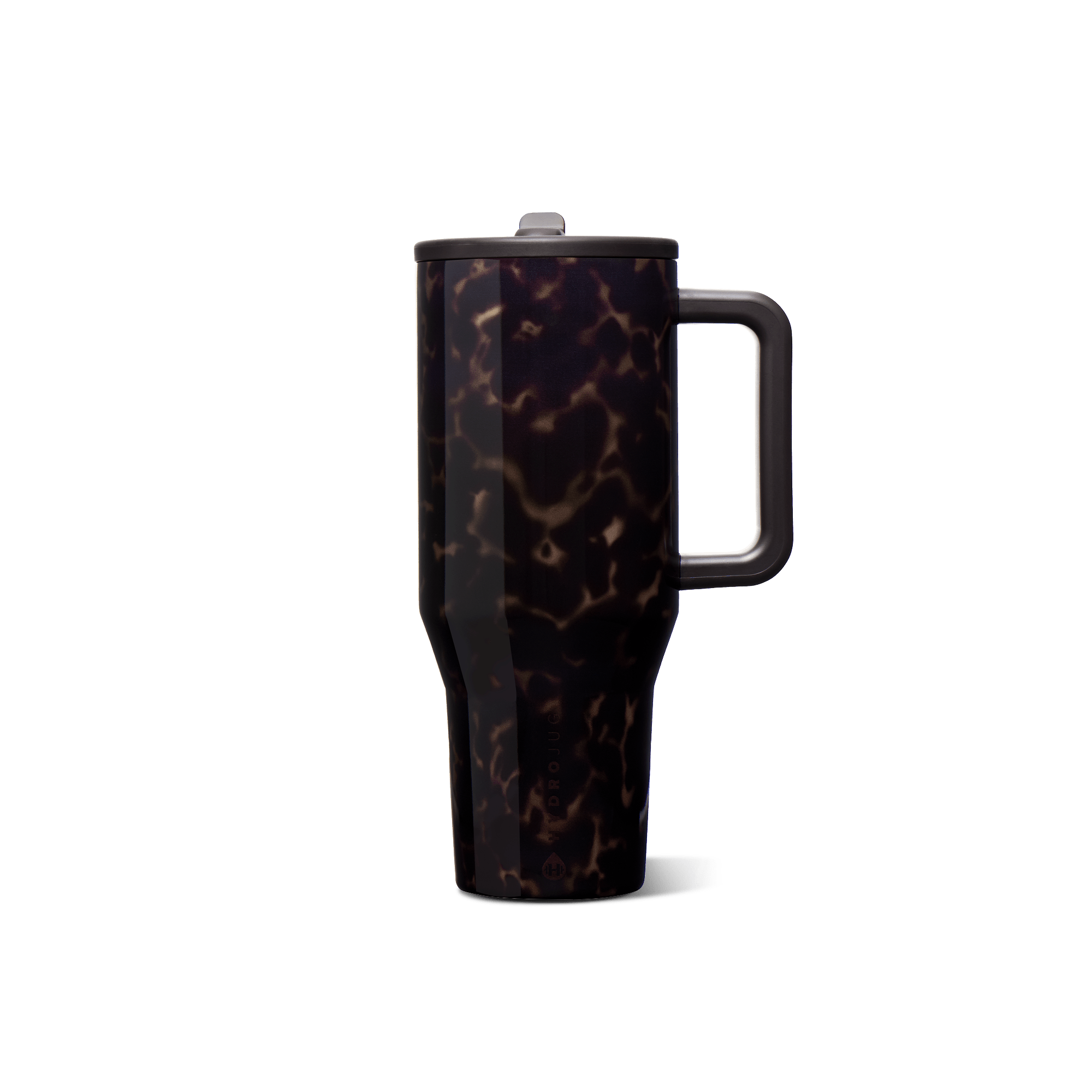 Mocha Tortoise HydroJug 32oz Traveler Tumbler - The Bronze Butterfly