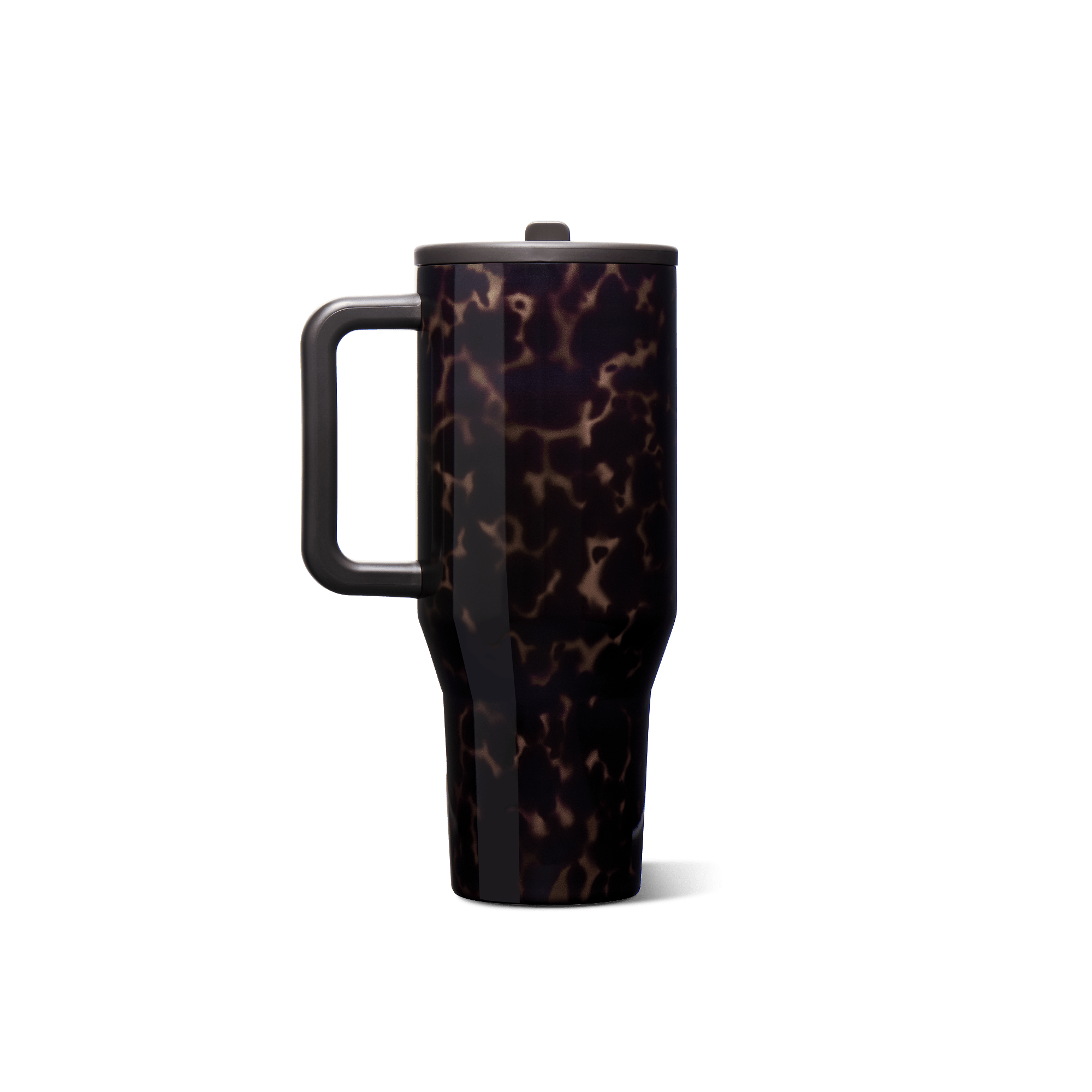 Mocha Tortoise HydroJug 32oz Traveler Tumbler - The Bronze Butterfly