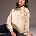 Mock Neck Sequin Sweater - The Bronze Butterfly
