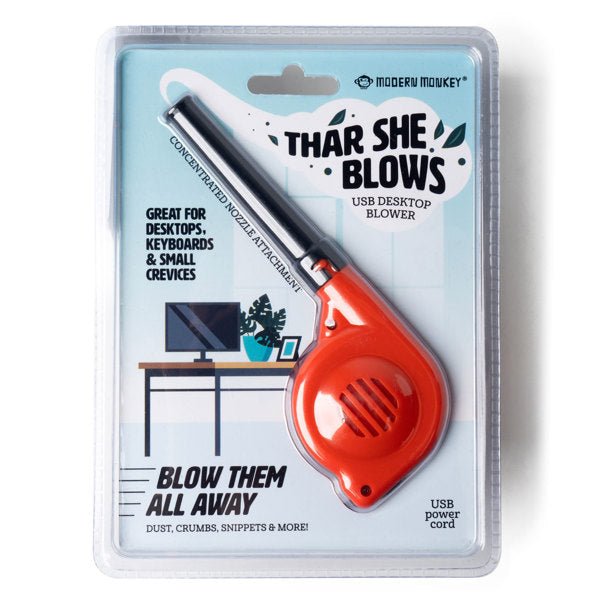 Modern Monkey Thar She Blows USB Blower - The Bronze Butterfly