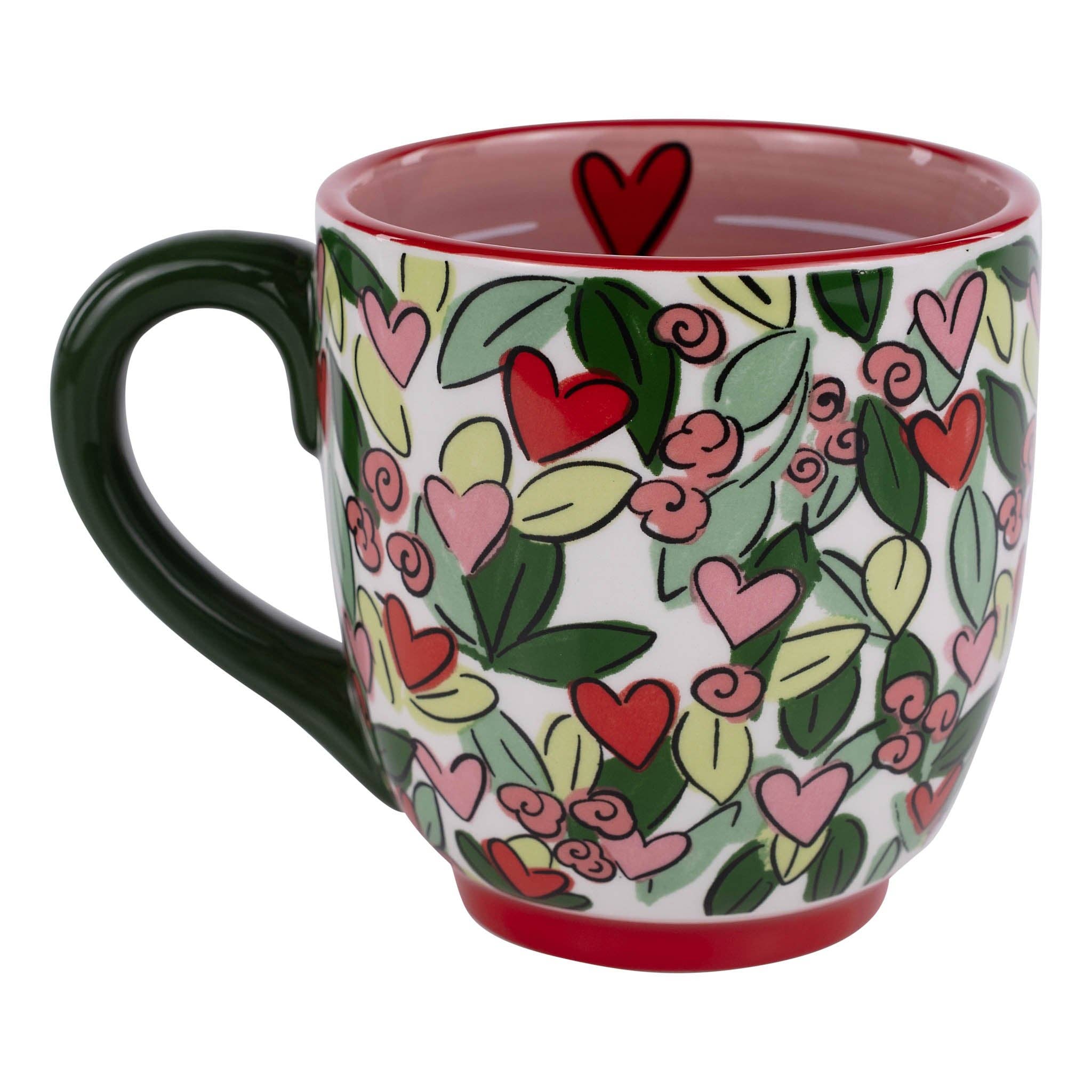 Mom Hearts & Flowers Mug - The Bronze Butterfly