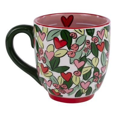 Mom Hearts & Flowers Mug - The Bronze Butterfly