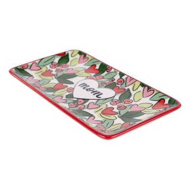 Mom Hearts & Flowers Trinket Tray - The Bronze Butterfly