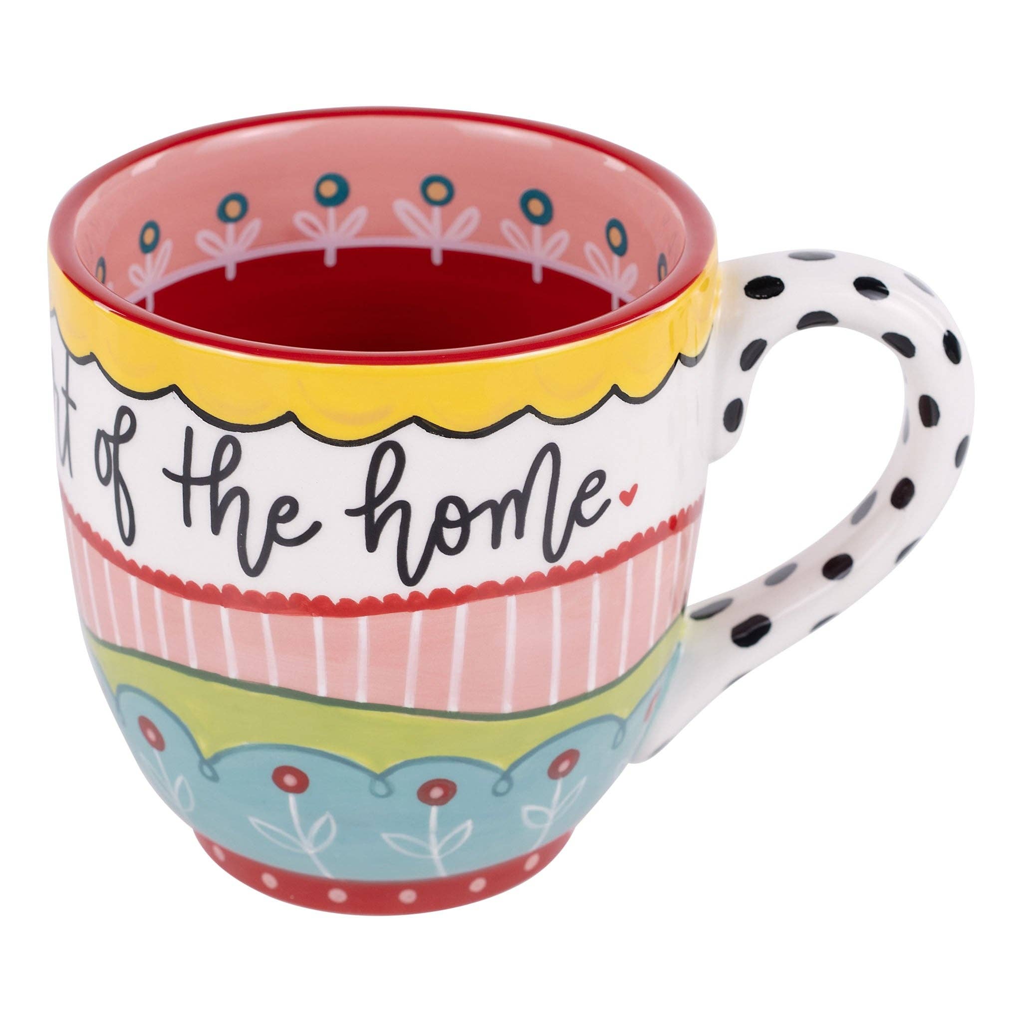 Mom Is The Heart Of The Home Mug - The Bronze Butterfly