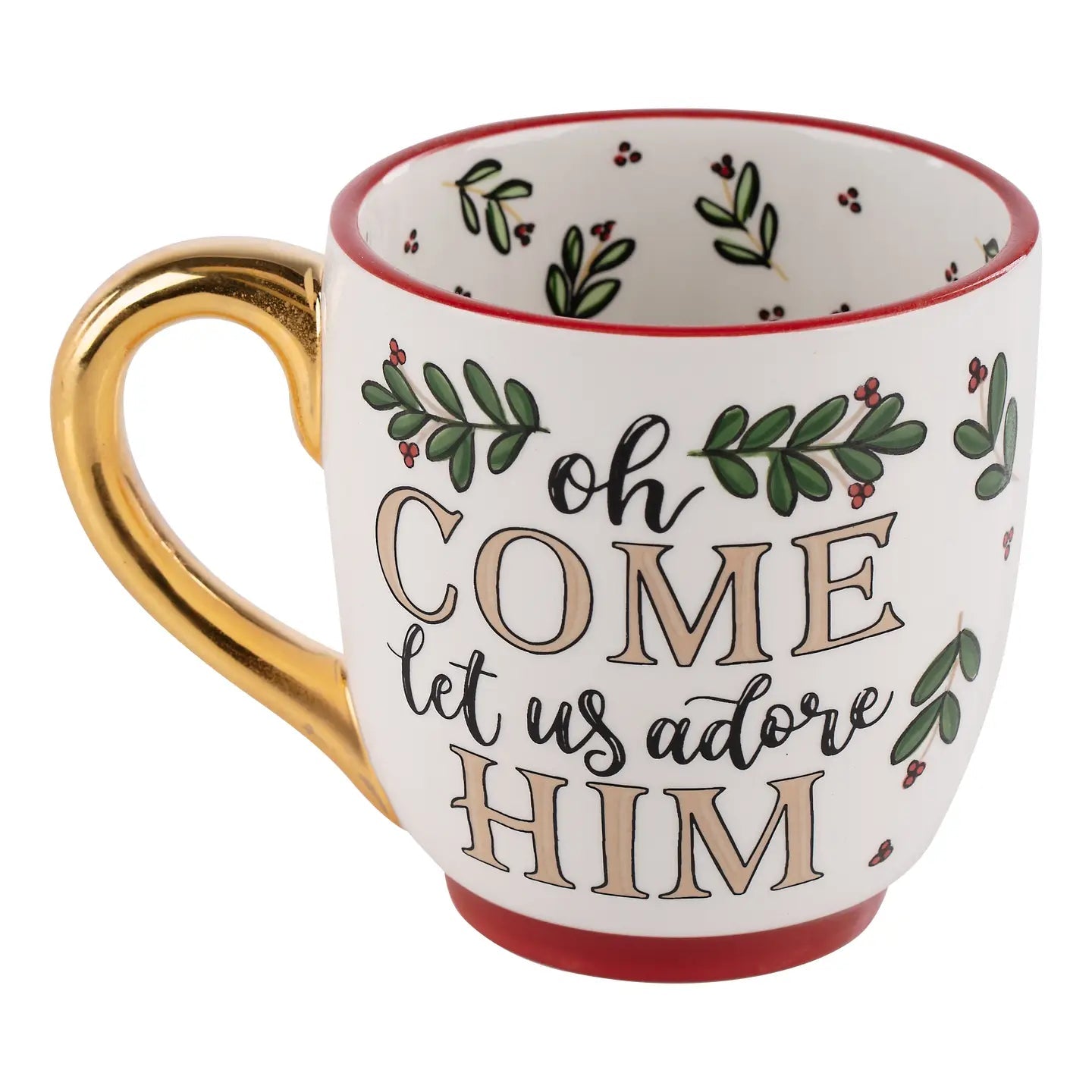 Mug Let Us Adore Him - The Bronze Butterfly