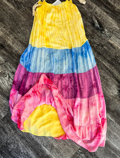 Mulit Tiered Tie Die Maxi Dress - The Bronze Butterfly