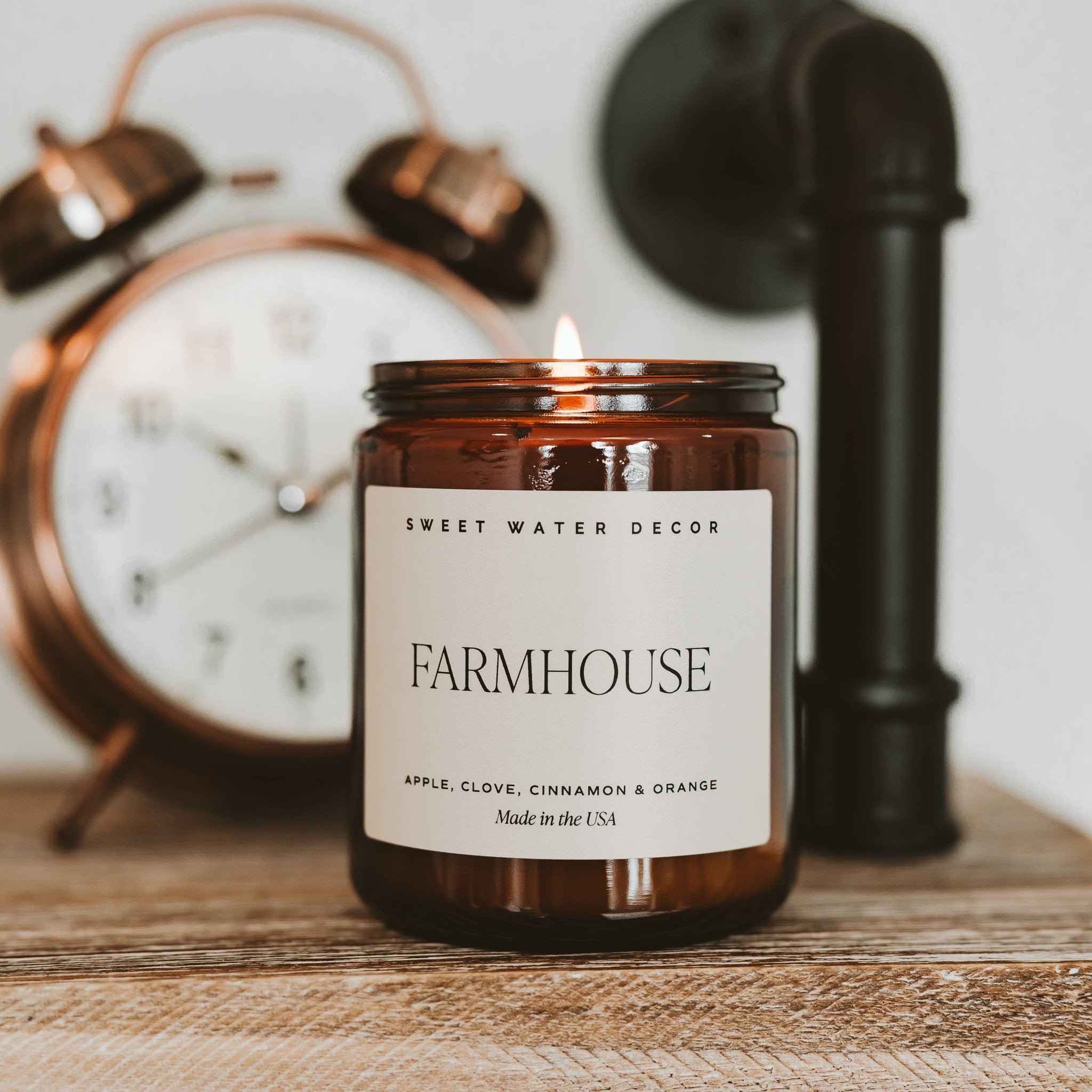 Mulled Cider Soy Candle | Farmhouse Fall Candle - The Bronze Butterfly