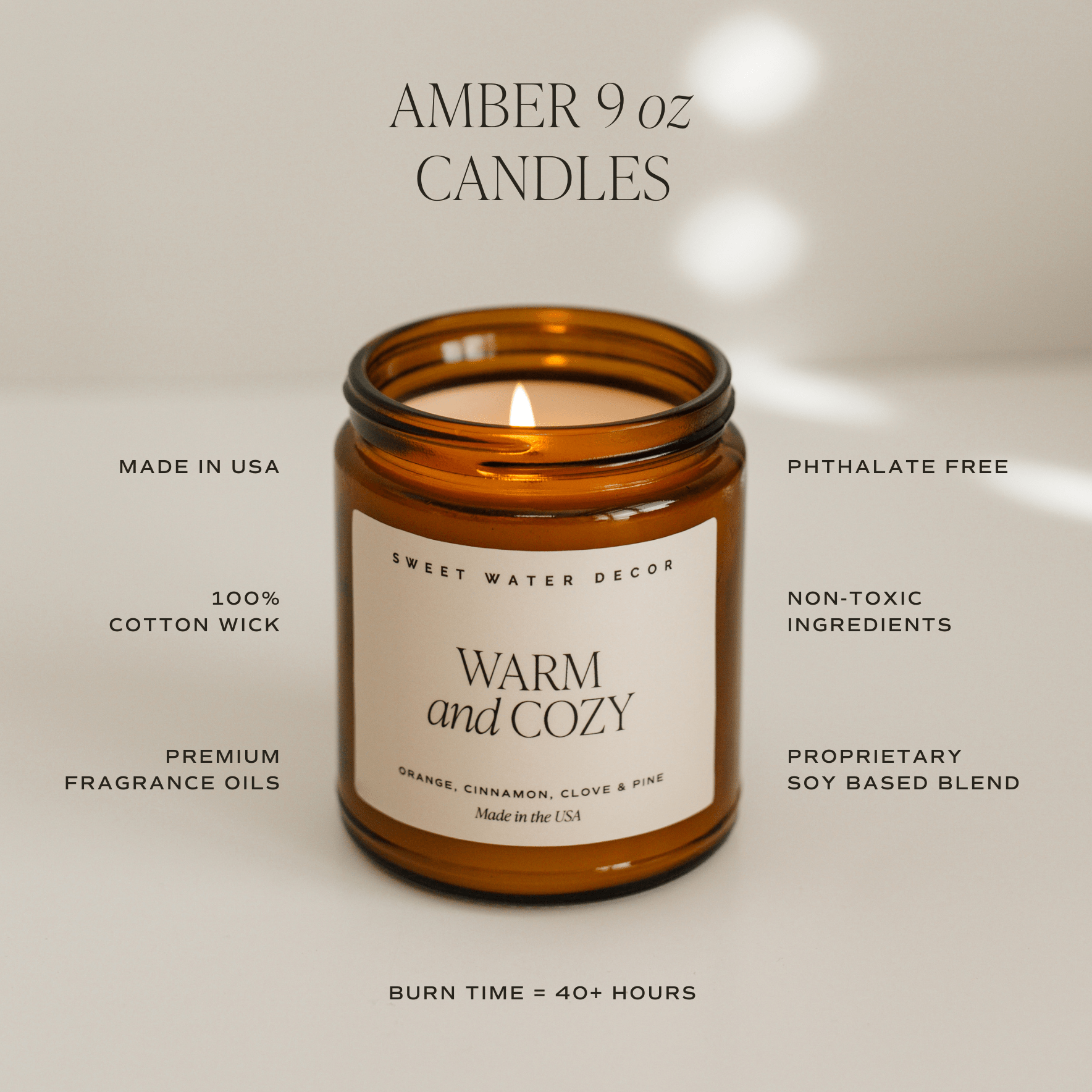 Mulled Cider Soy Candle | Farmhouse Fall Candle - The Bronze Butterfly