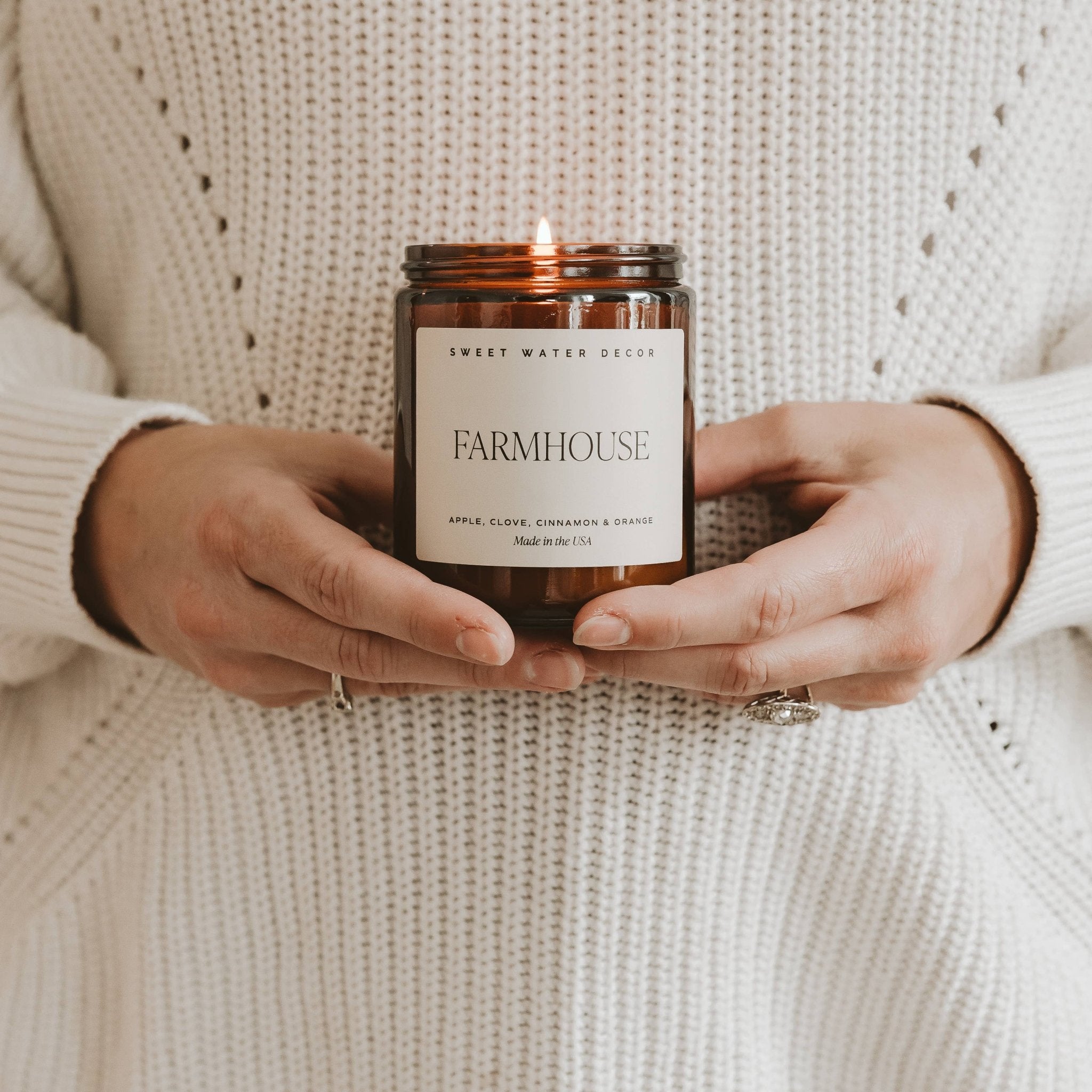 Mulled Cider Soy Candle | Farmhouse Fall Candle - The Bronze Butterfly
