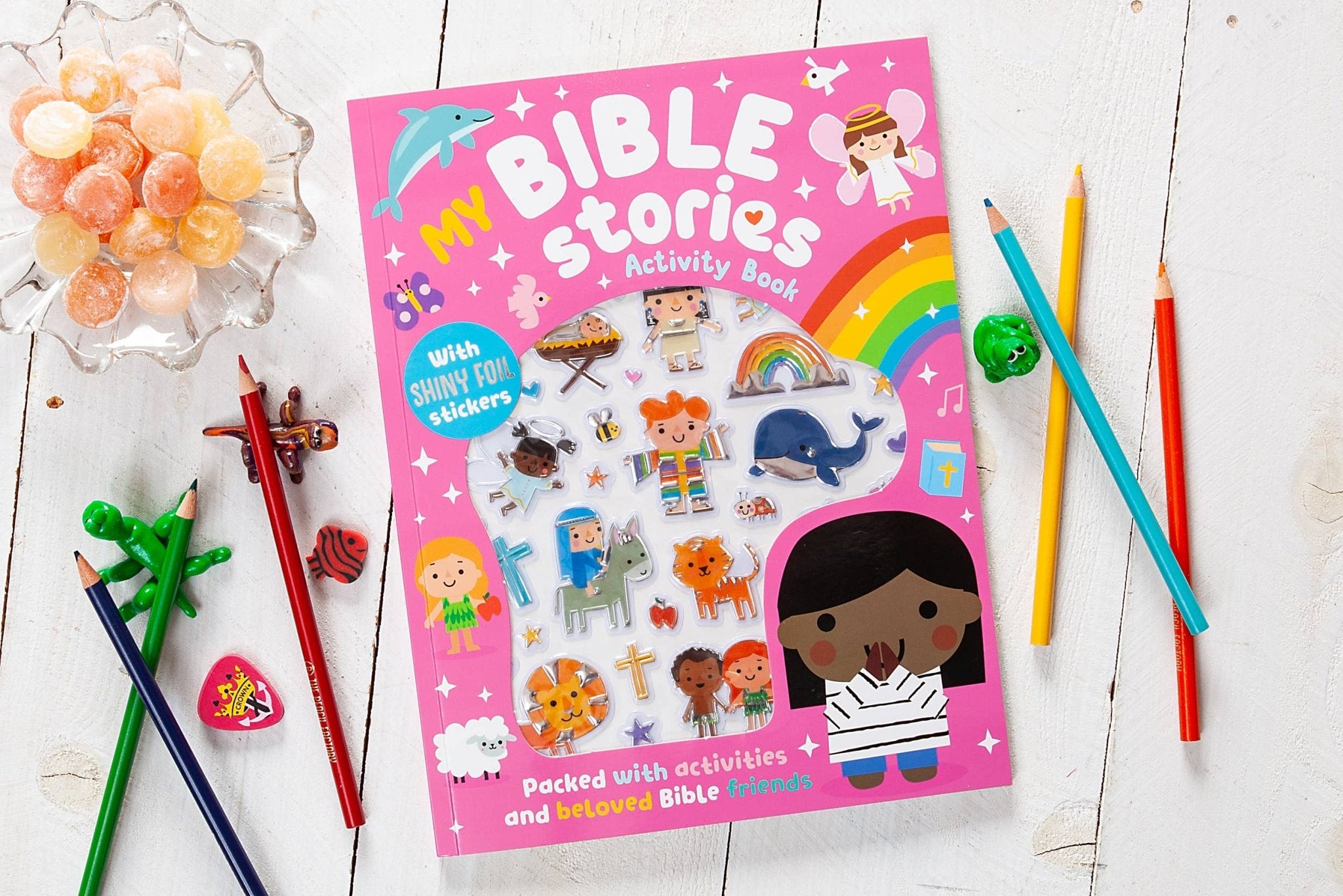 My Bible Stories Activity Book - Pink - The Bronze Butterfly