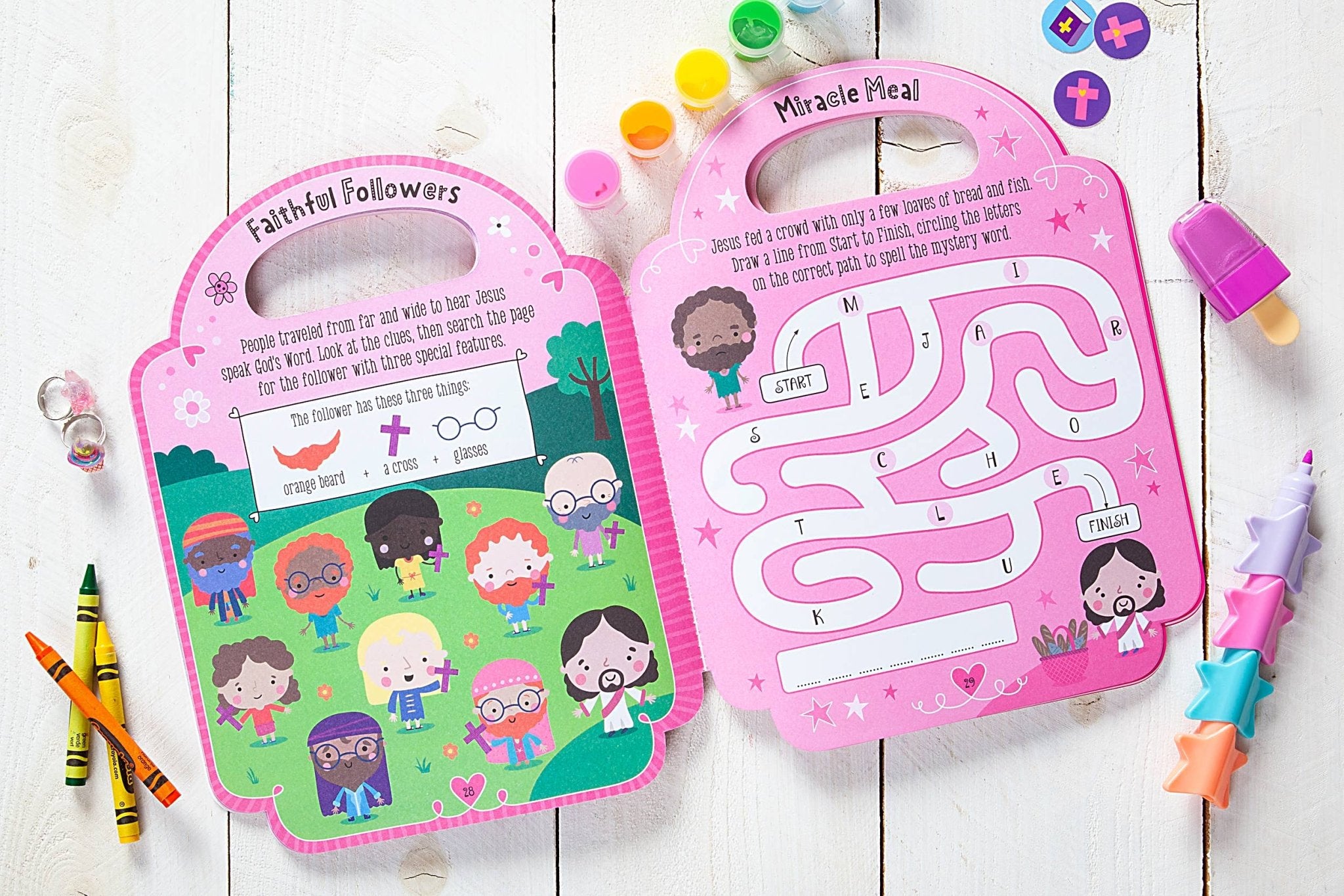 My Pretty Pink Bible Activity Book - The Bronze Butterfly