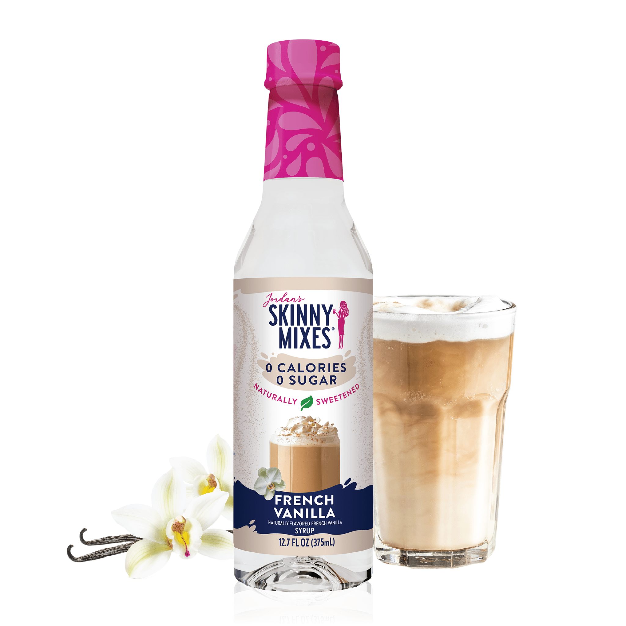 Naturally Sweetened French Vanilla Syrup - 375ml - The Bronze Butterfly
