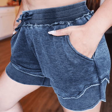 New Bestie Collection - Ash Wash Shorts - The Bronze Butterfly