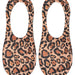 No - Show Liner Socks - Leopard Print - Brown - The Bronze Butterfly