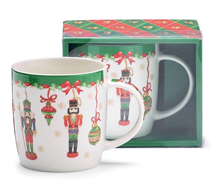 NUTCRACKER AND ORNAMENT MUG - The Bronze Butterfly