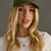 Olive & Black Mountain Time Trucker Hat - The Bronze Butterfly