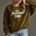 Olive On Mountain Time Sweatshirt - The Bronze Butterfly