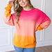 Ombre Cozy Cord Sweatshirt - The Bronze Butterfly