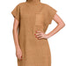 On The Run Mock Neck Sweater Dress - The Bronze Butterfly