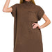 On The Run Mock Neck Sweater Dress - The Bronze Butterfly