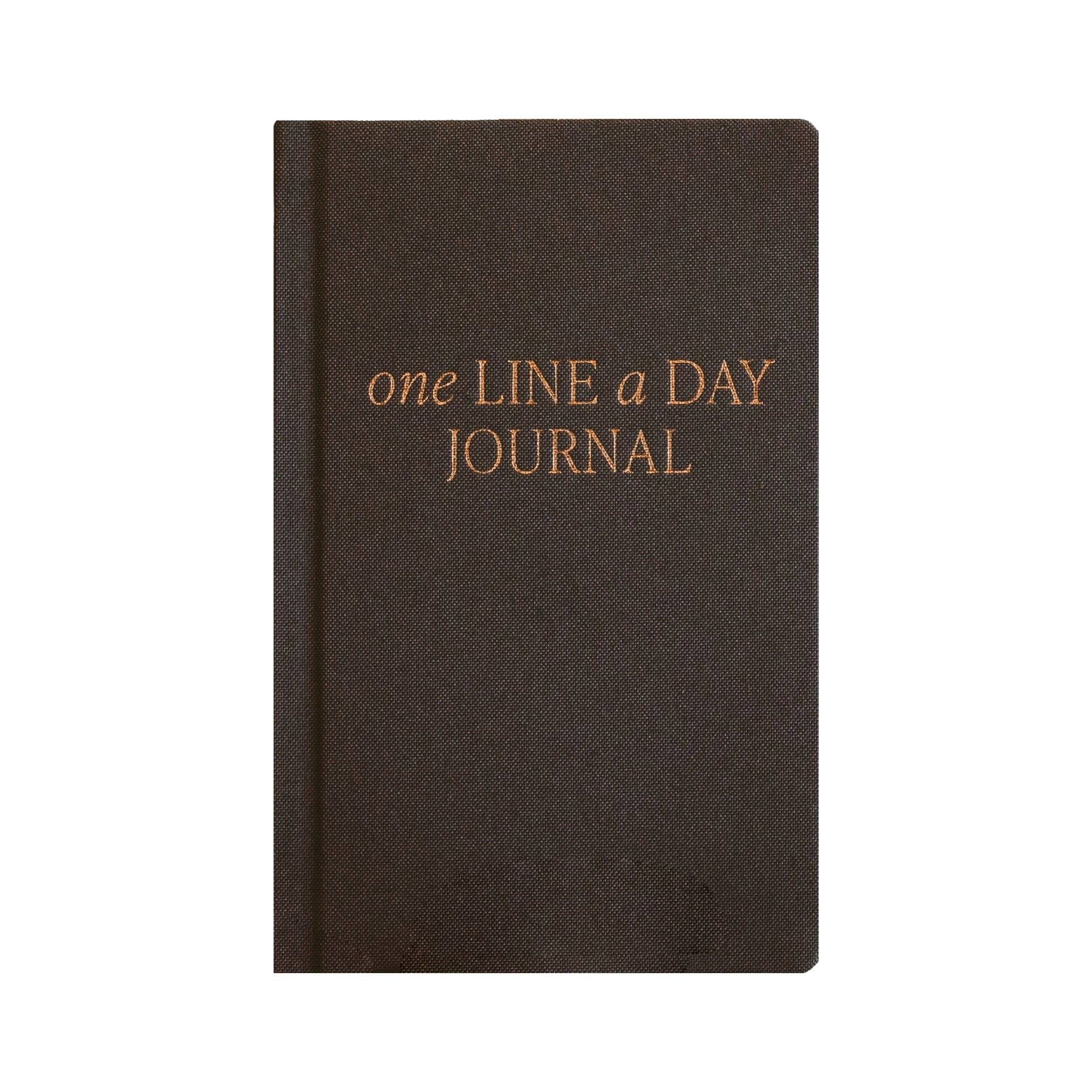 One Line A Day Fabric Journal - The Bronze Butterfly