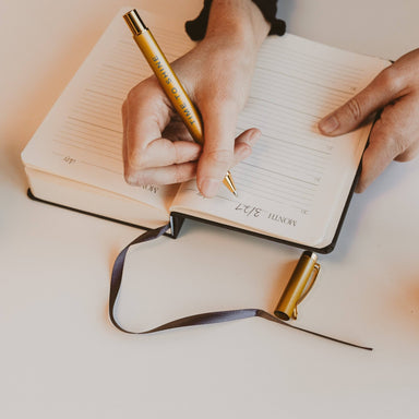 One Line A Day Fabric Journal - The Bronze Butterfly