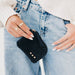 Paris Faux Suede Card Wallet - The Bronze Butterfly