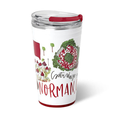 Party Cup 24 oz Saturdays in Norman - The Bronze Butterfly