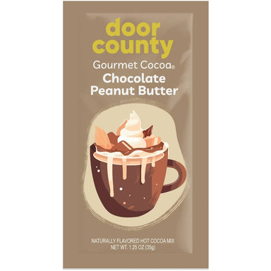 Peanut Butter Hot Cocoa One-Mug Packet | Door County Coffee - The Bronze Butterfly