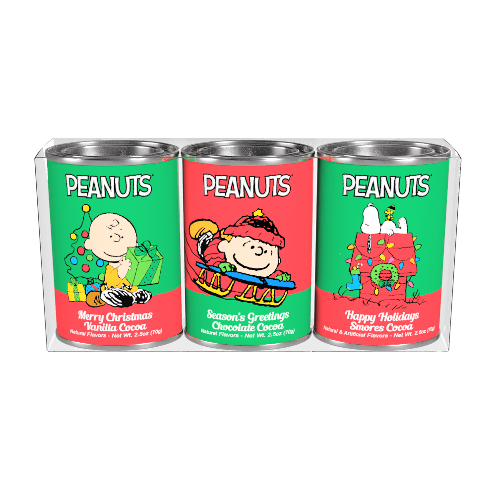 Peanuts® Christmas Cocoa Gift Set (2.5oz Tins) - The Bronze Butterfly