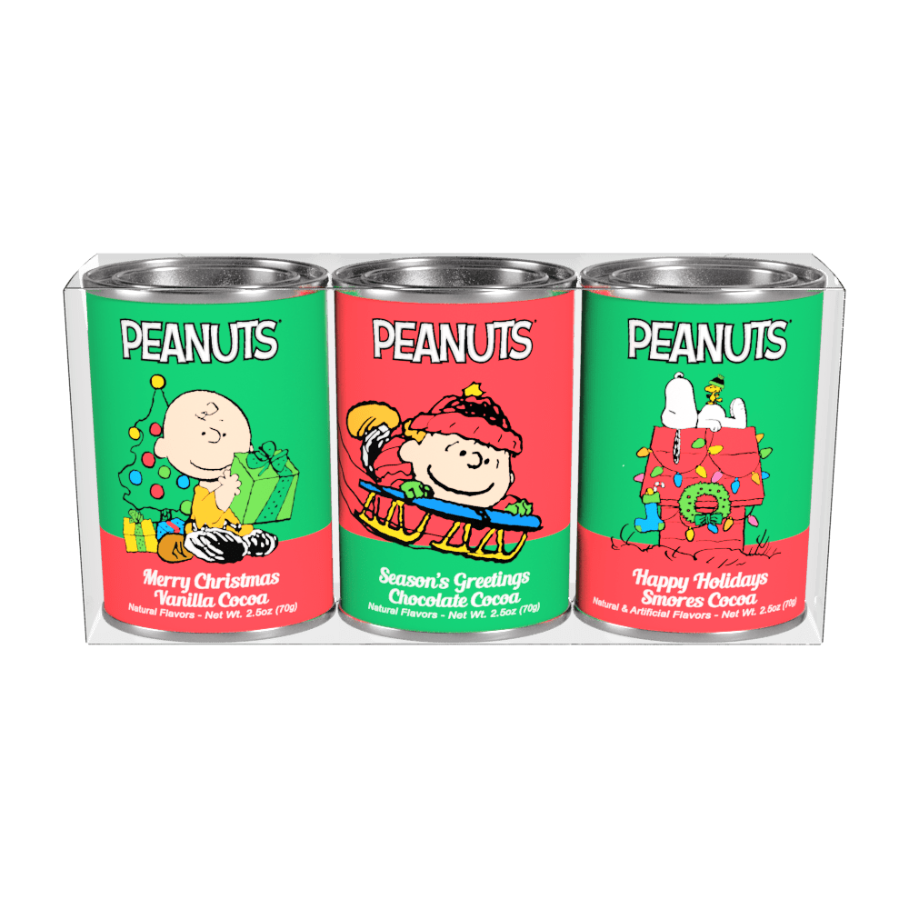Peanuts® Christmas Cocoa Gift Set (2.5oz Tins) - The Bronze Butterfly