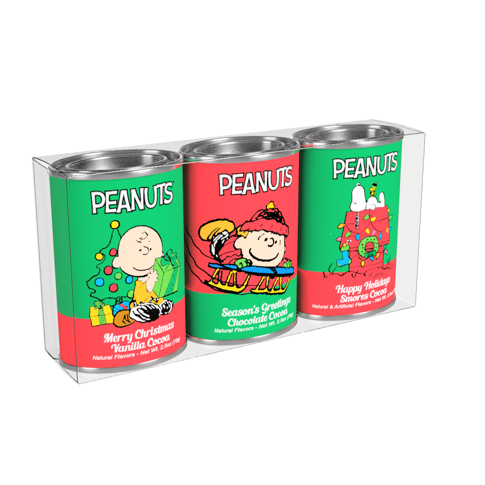 Peanuts® Christmas Cocoa Gift Set (2.5oz Tins) - The Bronze Butterfly