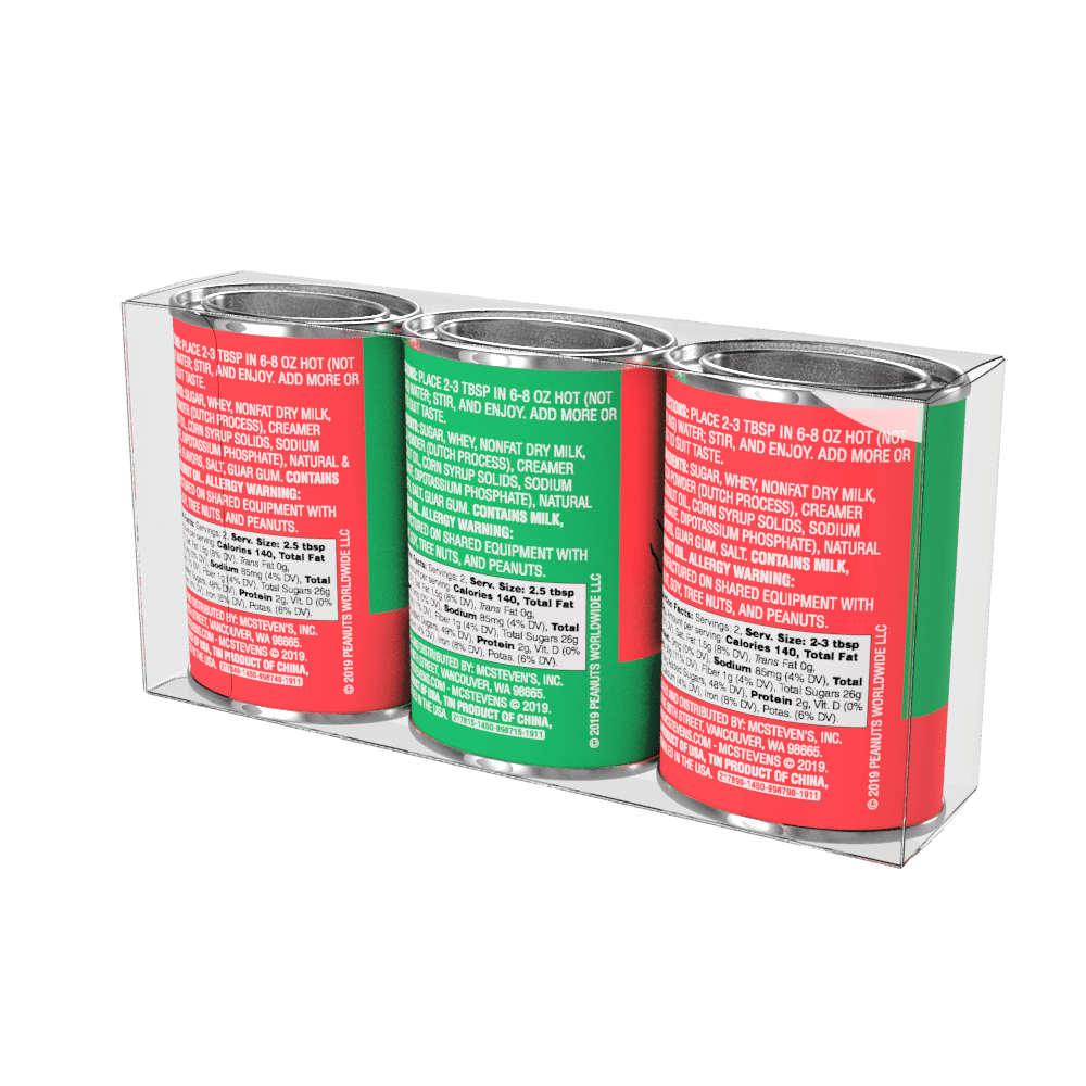 Peanuts® Christmas Cocoa Gift Set (2.5oz Tins) - The Bronze Butterfly