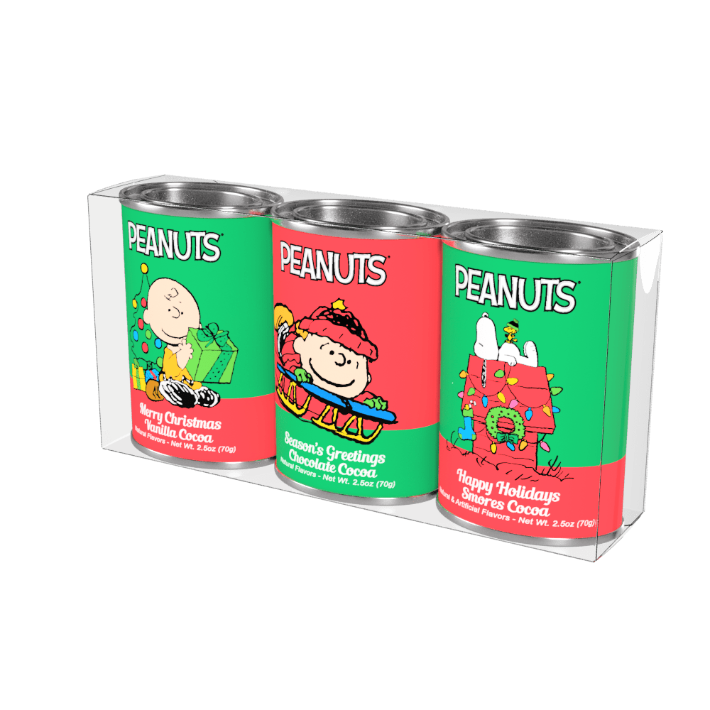 Peanuts® Christmas Cocoa Gift Set (2.5oz Tins) - The Bronze Butterfly