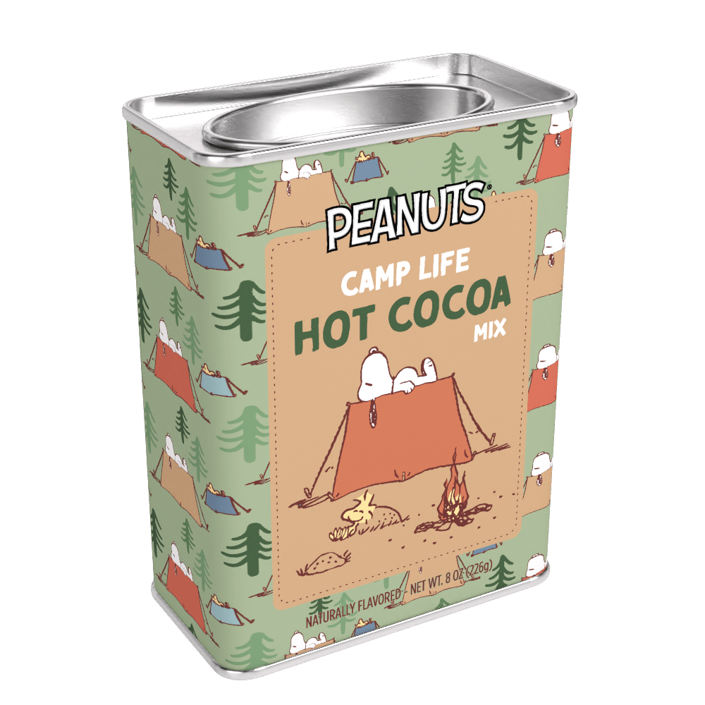 Peanuts® Snoopy Camp Life Chocolate Cocoa (8oz Tins) - The Bronze Butterfly