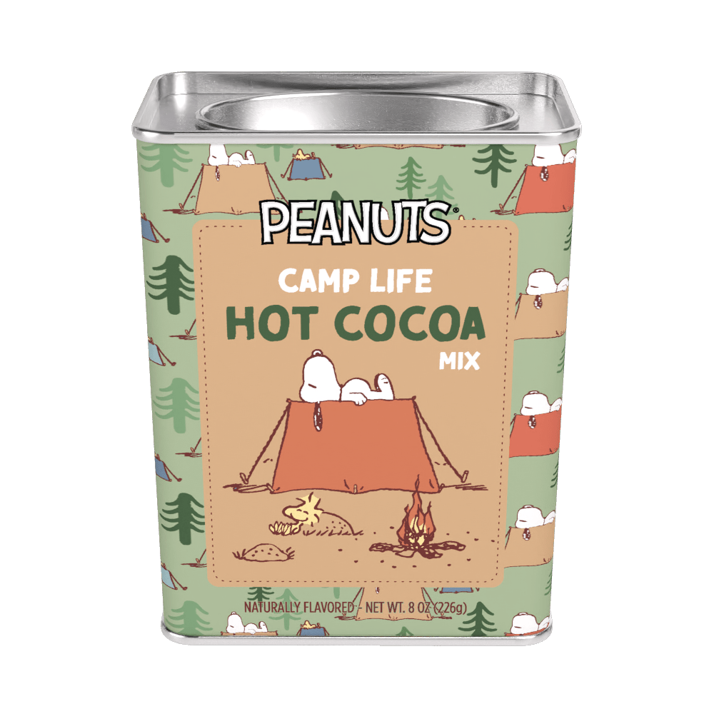 Peanuts® Snoopy Camp Life Chocolate Cocoa (8oz Tins) - The Bronze Butterfly