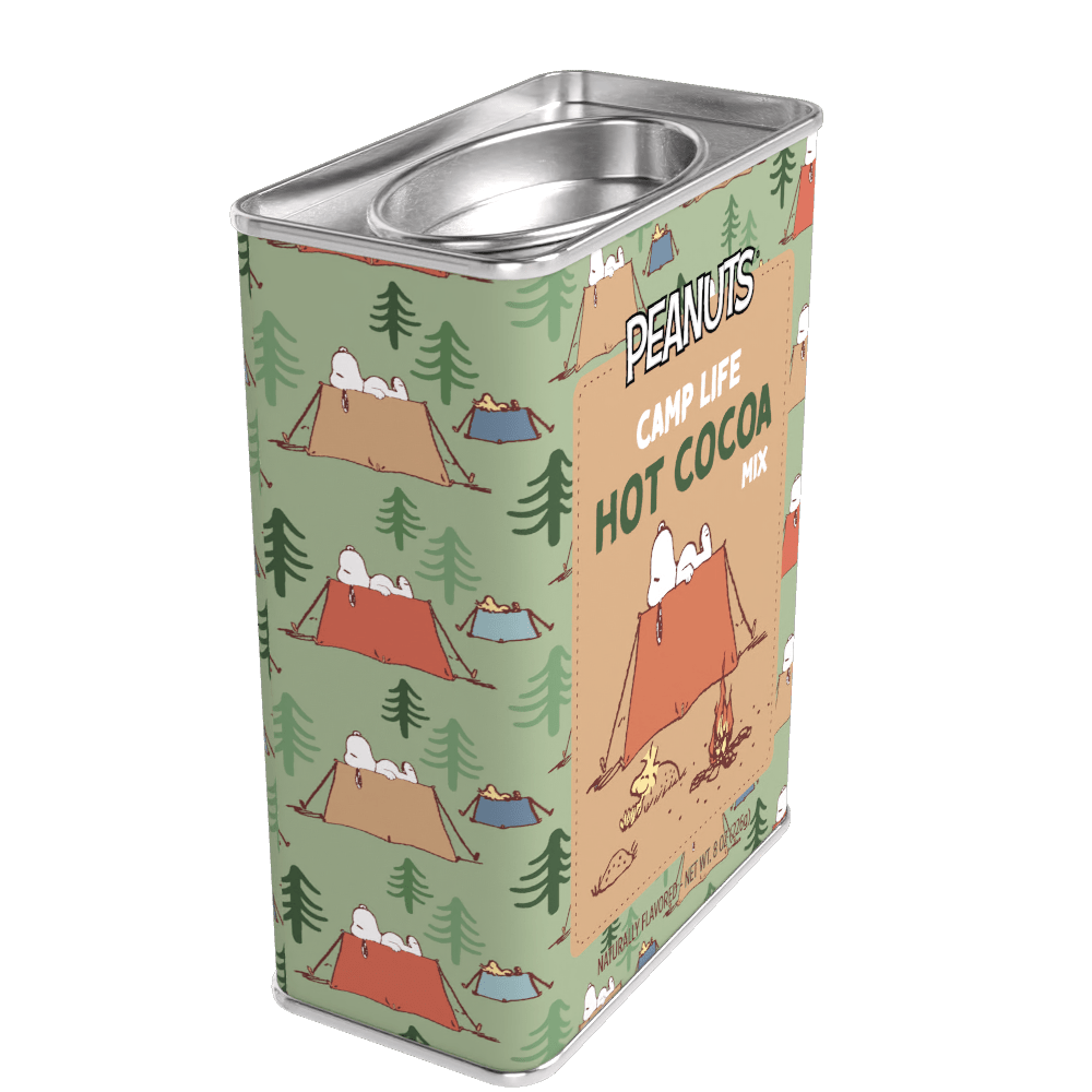 Peanuts® Snoopy Camp Life Chocolate Cocoa (8oz Tins) - The Bronze Butterfly