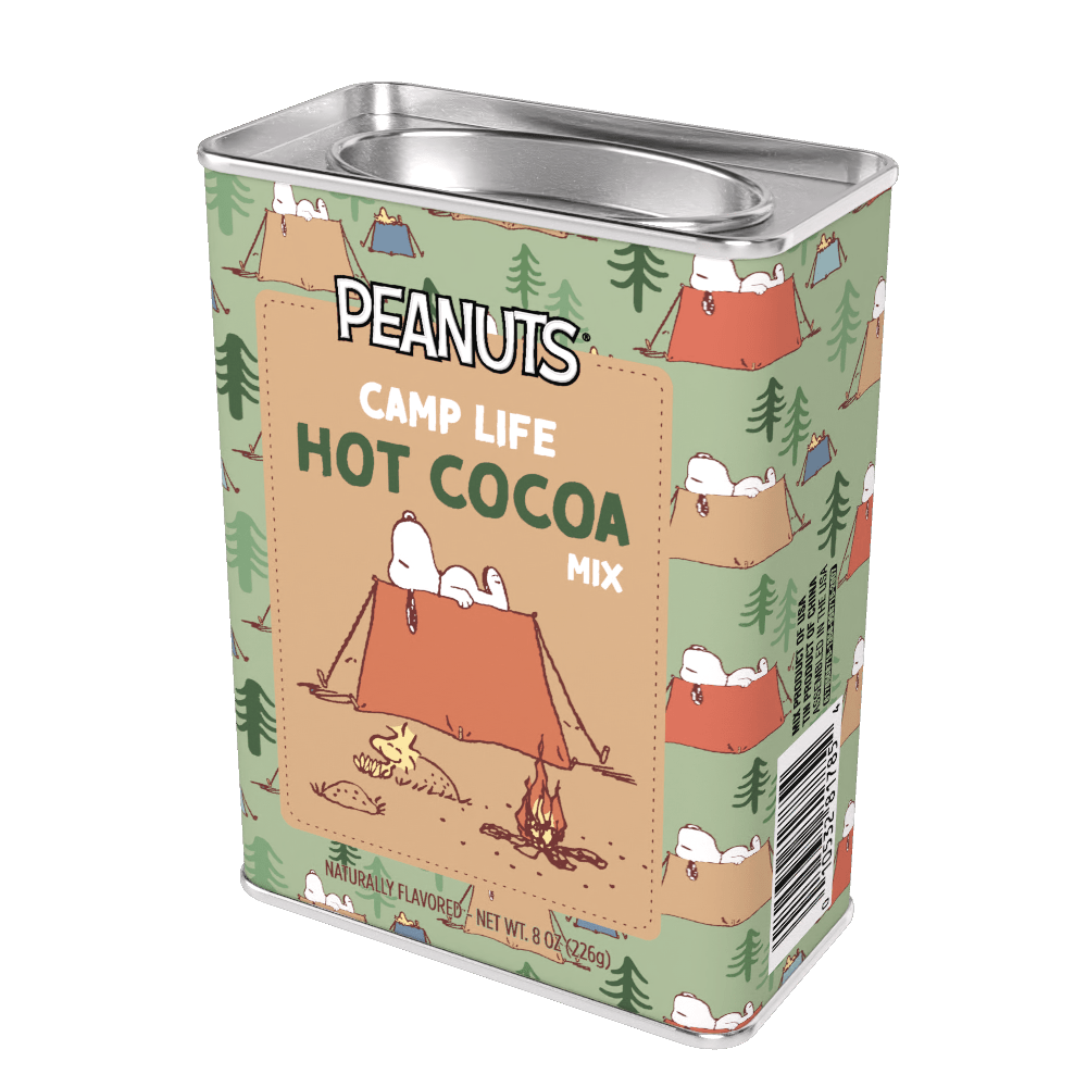 Peanuts® Snoopy Camp Life Chocolate Cocoa (8oz Tins) - The Bronze Butterfly