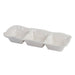 Perlette Cream - 3 Section Server 14.5in x 5.75in - The Bronze Butterfly