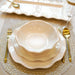 Perlette Cream Melamine All Purpose Bowl - The Bronze Butterfly