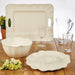 Perlette Cream Melamine Chip & Dip 14.5 in - The Bronze Butterfly