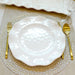 Perlette Cream Melamine Dinner Plate - The Bronze Butterfly