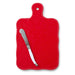 Perlette Red Cheese Board with Knife - The Bronze Butterfly