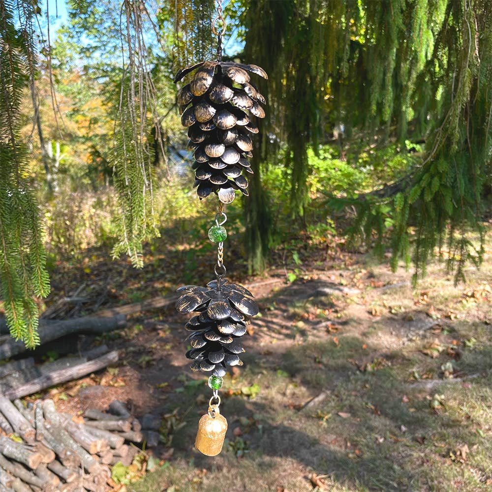 Pinecone Chime - The Bronze Butterfly