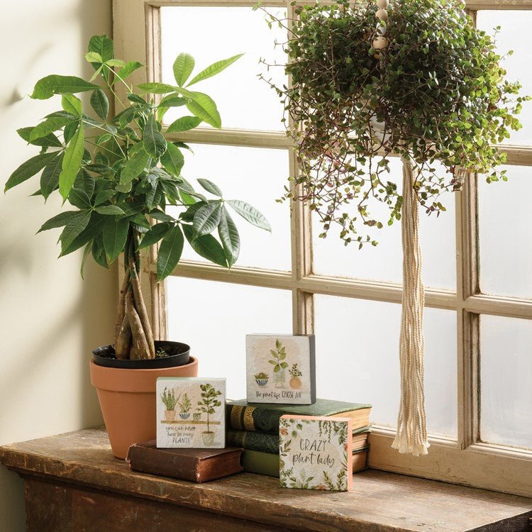 Plant Life Blocks - set of 3 - The Bronze Butterfly