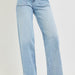 Plus Size High Rise Wide Leg Jeans with Waistband Tie | Risen - The Bronze Butterfly